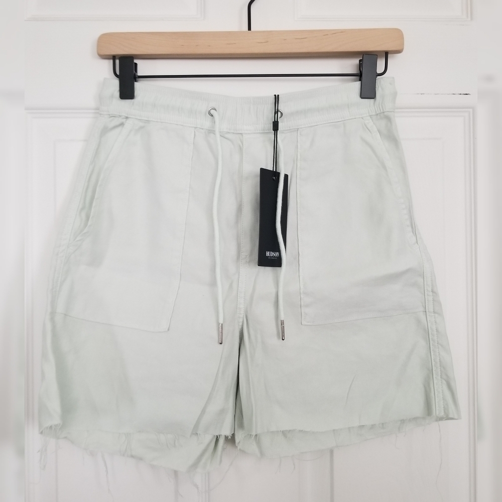 HUDSON soft mint green shorts